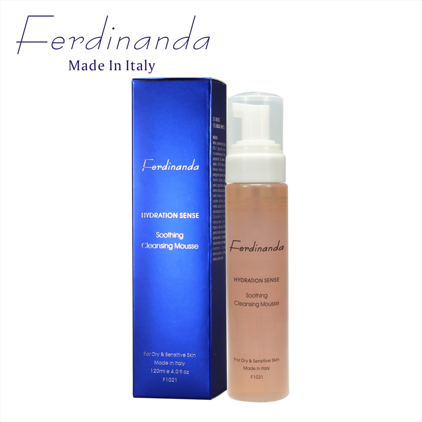 F1021水份舒緩柔和潔面泡沫  120ml