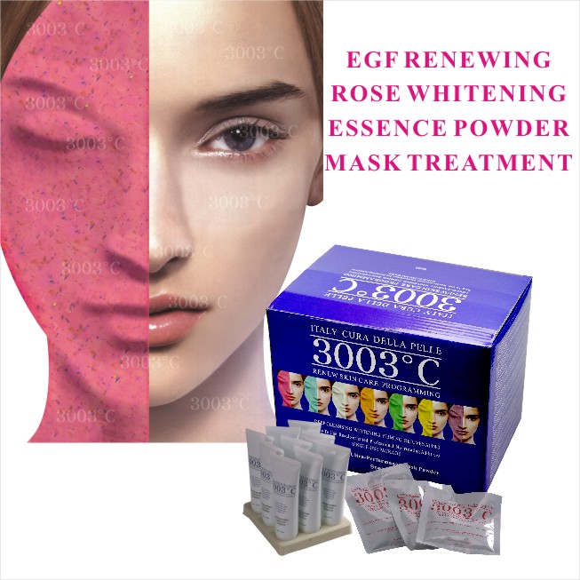 8001 EGF再生玫瑰美白精華面膜粉治療套裝