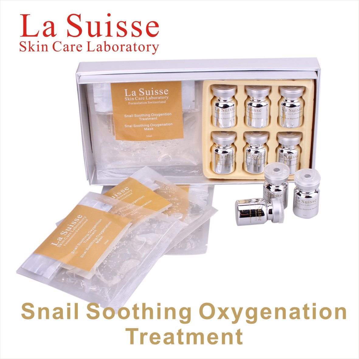 LS01蝸牛修復氧氣面膜  6SET